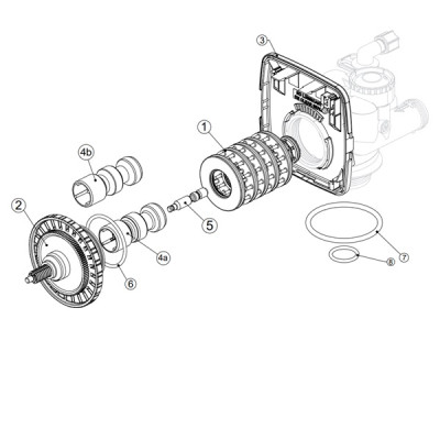 Каретка клапану Clack WS1