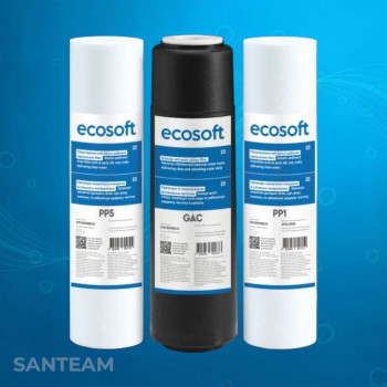 Комплект  картриджів Ecosoft  1-2-3 для фільтрів  зворотного осмосу