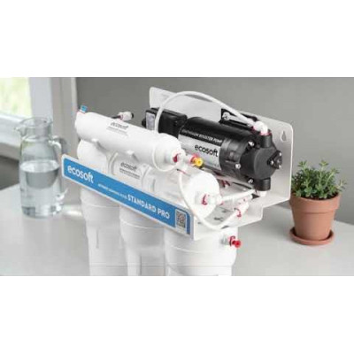 Фільтр  зворотного осмосу  Ecosoft Standard PRO 5-50P з мінералізацією та помпою