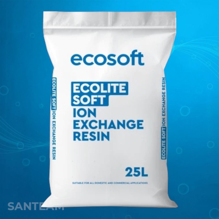 Іонообмінна смола Ecolite Soft сильнокислий катіоніт Na, 25 л